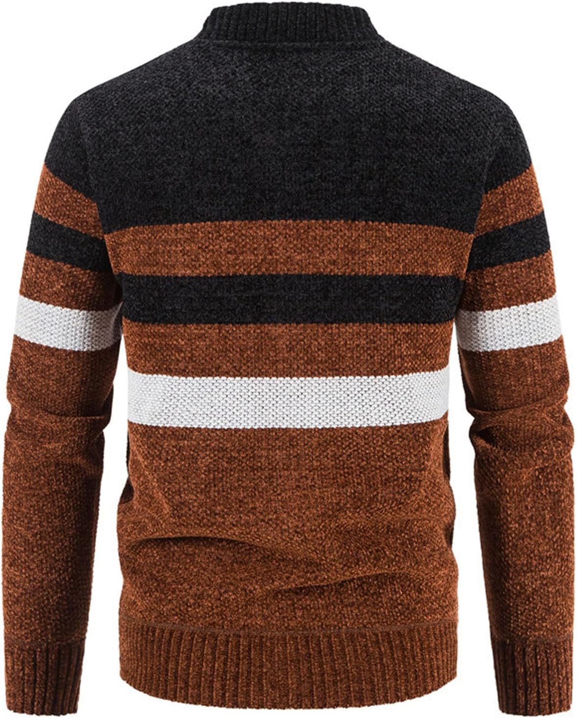 Herren Fleecejacke Mit Reißverschluss - Warme Sweatjacke Mit Stehkragen