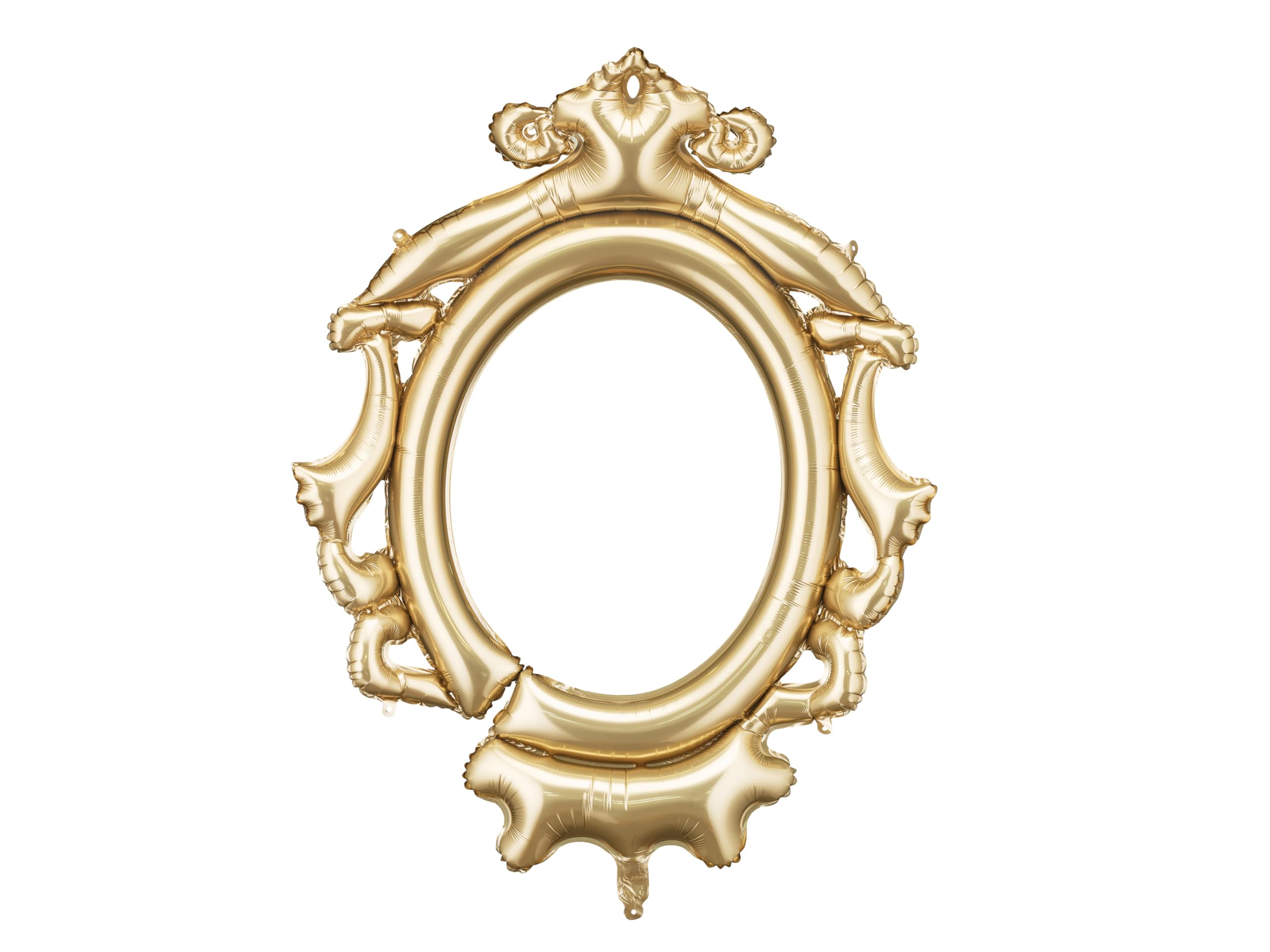PartyDeco Elegant Gold Framed Foil Balloon for Wedding Celebrations and Events, 1 Piece