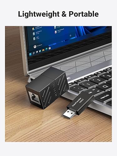 Miniatura 6 de UGREEN Extensor Ethernet de 1000 Mbps, Cat7 Cat6 Cat5e 328 pies, extensor de cable Ethernet de 1000 Mbps, conector LAN en línea hembra a hembra,