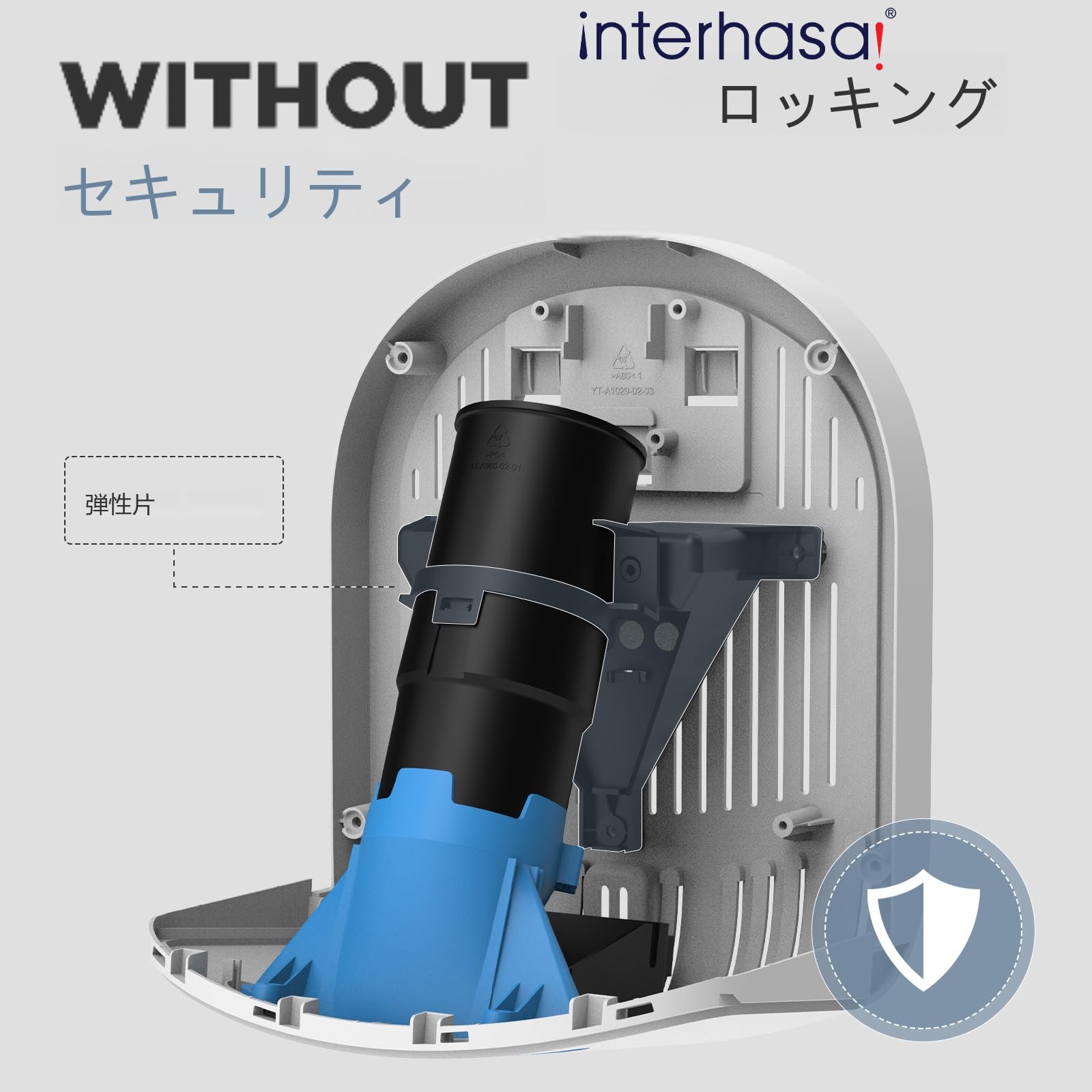 Amazon.co.jp: interhasa！ ハンドドライヤー 壁掛け式 小型 1200W