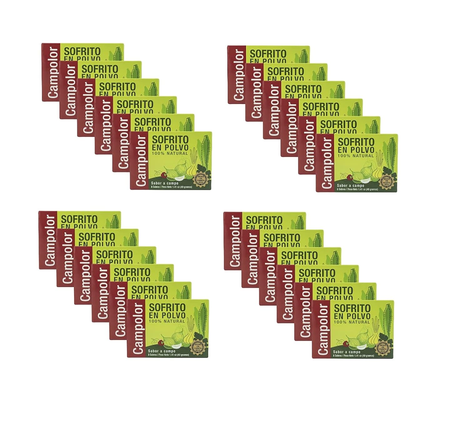 Sofrito en Polvo Campolor (24 Pack(Master) 192 Sobresitos 🇵🇷