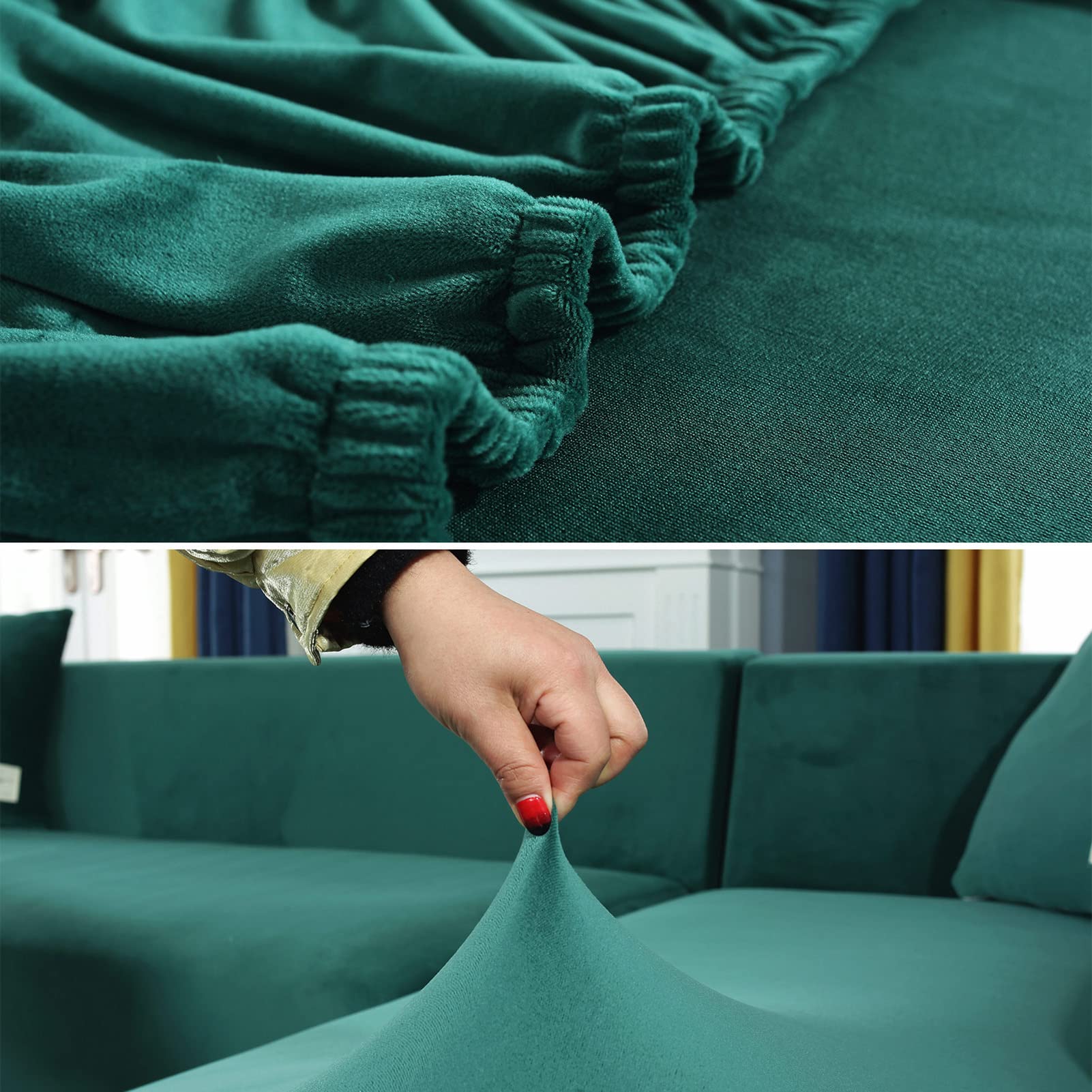 Housse de canapé extensible moderne pour masquer l'usure et les taches