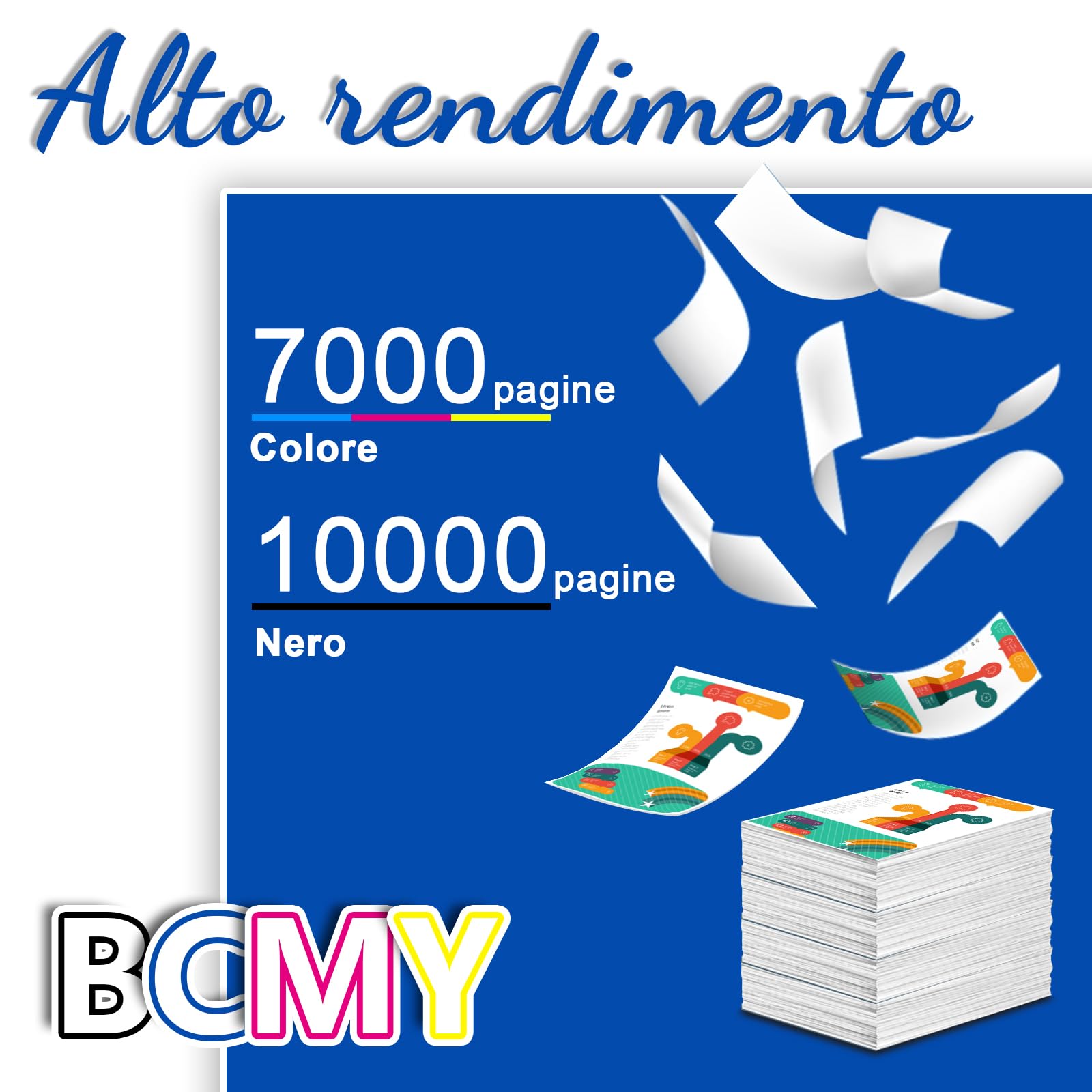 973X Cartucce d'inchiostro Multipack Compatibili con HP 973 973X Cartucce | Compatibile con HP PageWide Pro 452dw 452dwt 477dn 477dw 477dwt 552dw 577dw 577z Stampante (Nero, Ciano, Magenta, Giallo)