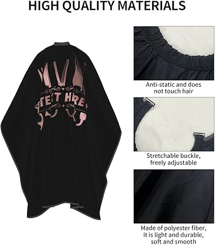 Miniatura 7 de Delantales de peluquería personalizados para hombres y mujeres, capa de peluquería personalizada para peluquería añadir nombre, texto, personalizar