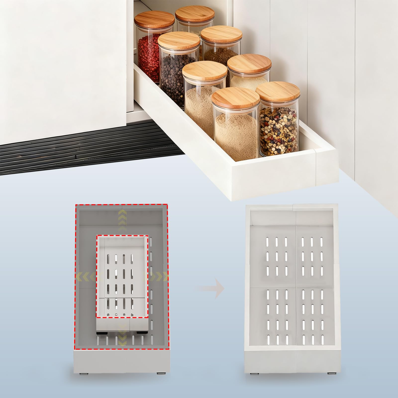 Fokyfok Expandable Pull Out Organizer