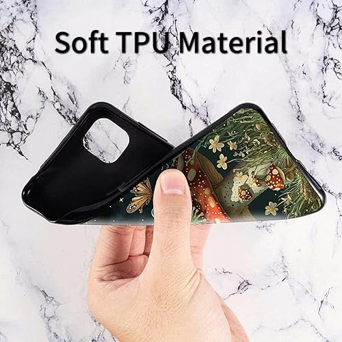 Miniatura 4 de Rossy Funda para Samsung Galaxy A53 5G para Samsung A53 5G con patrón de rana de hongos para mujeres y hombres, funda delgada y suave de silicona