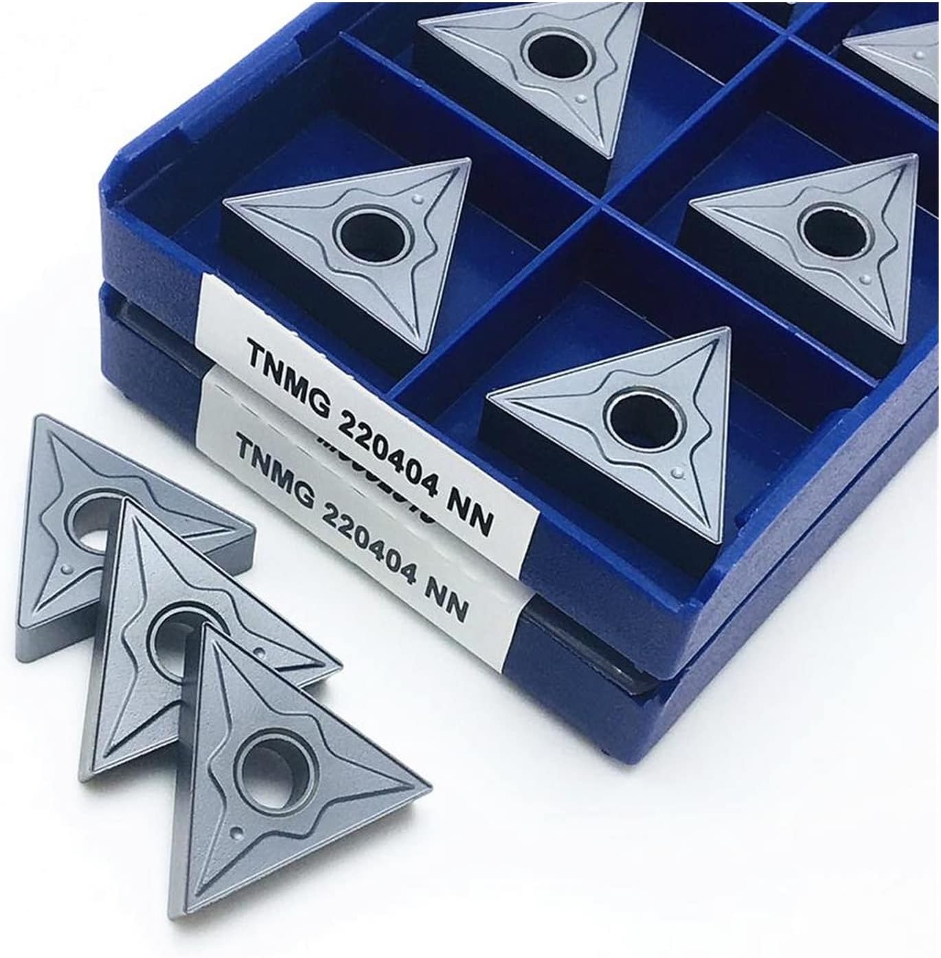 Carbide Tool Turning Insert TNMG220404 NN LT10 Cemented Carbide Insert Cylindrical Turning Tool TNMG 220404 Cutting Milling Cutter (Angle : TNMG220404 NN LT10, Insert Width(mm) : 10PCS(1box))