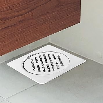 Klaxon Stainless Steel Anti-Cockroach with Hole Jali (Chrome Finished, Silver)