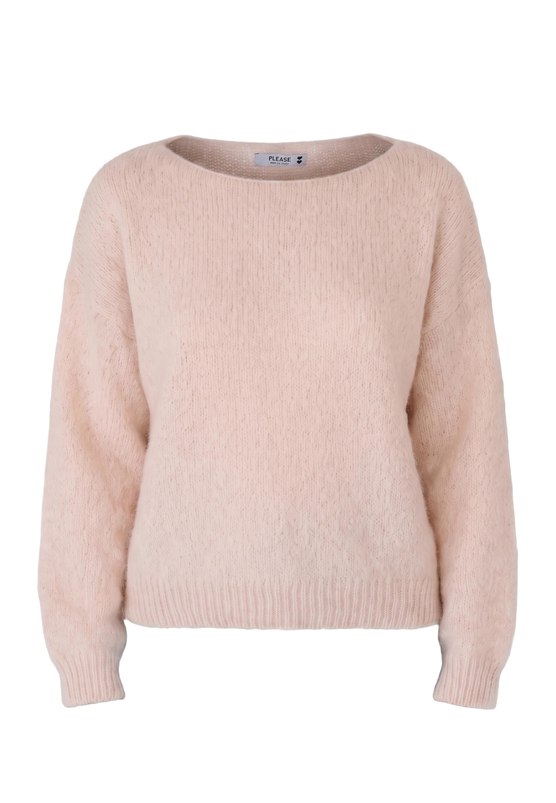 Please Maglione Inverno M7347 1160 Panna