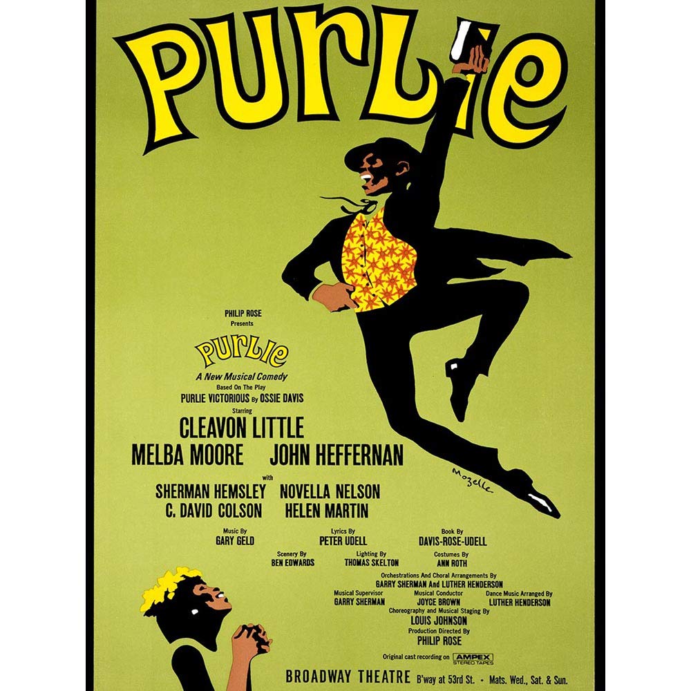 Wee Blue Coo Advert Theatre Stage Musical Purlie Jim Crow Art Print Poster Wall Decor 12X16 Inch
