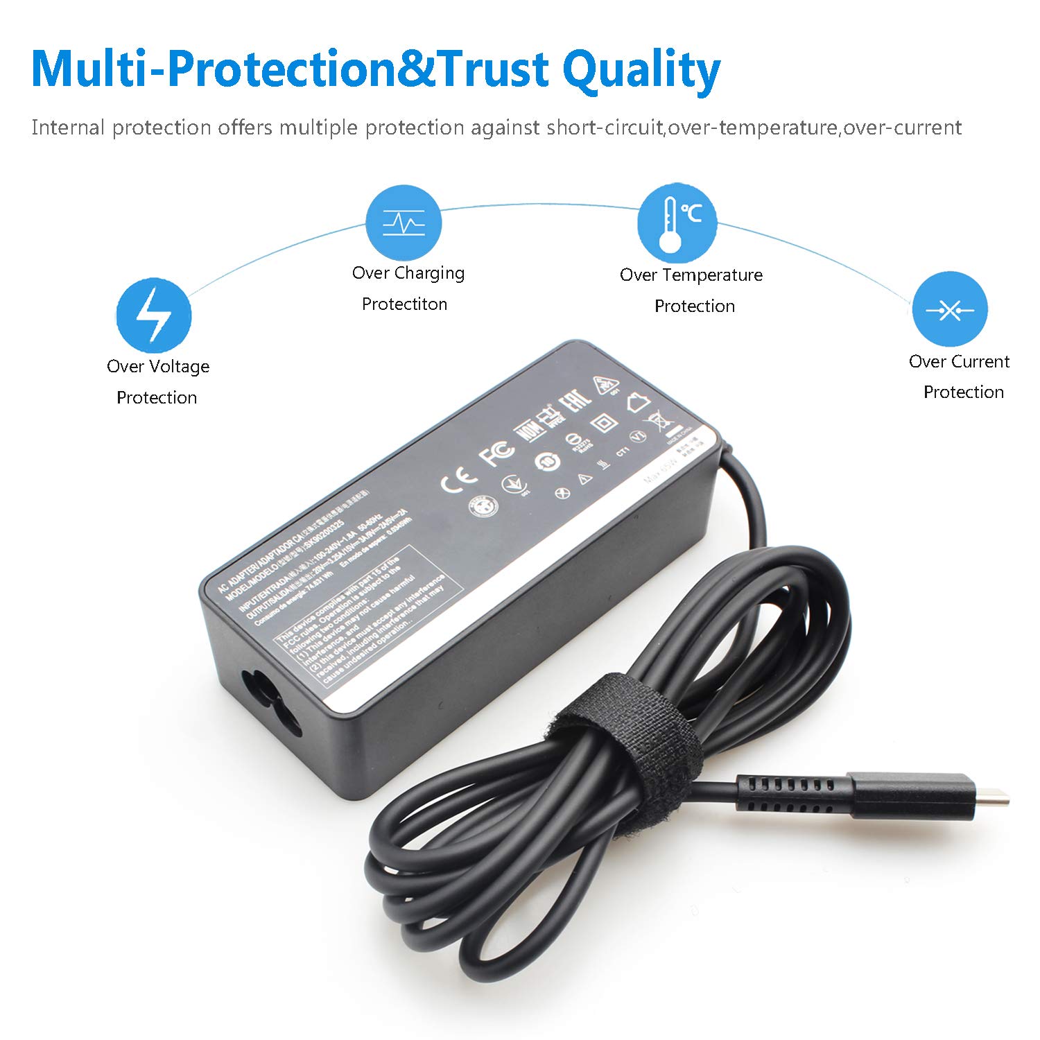 Amazon.com: 65W USB C AC Adapter Laptop Charger for Thinkpad X1