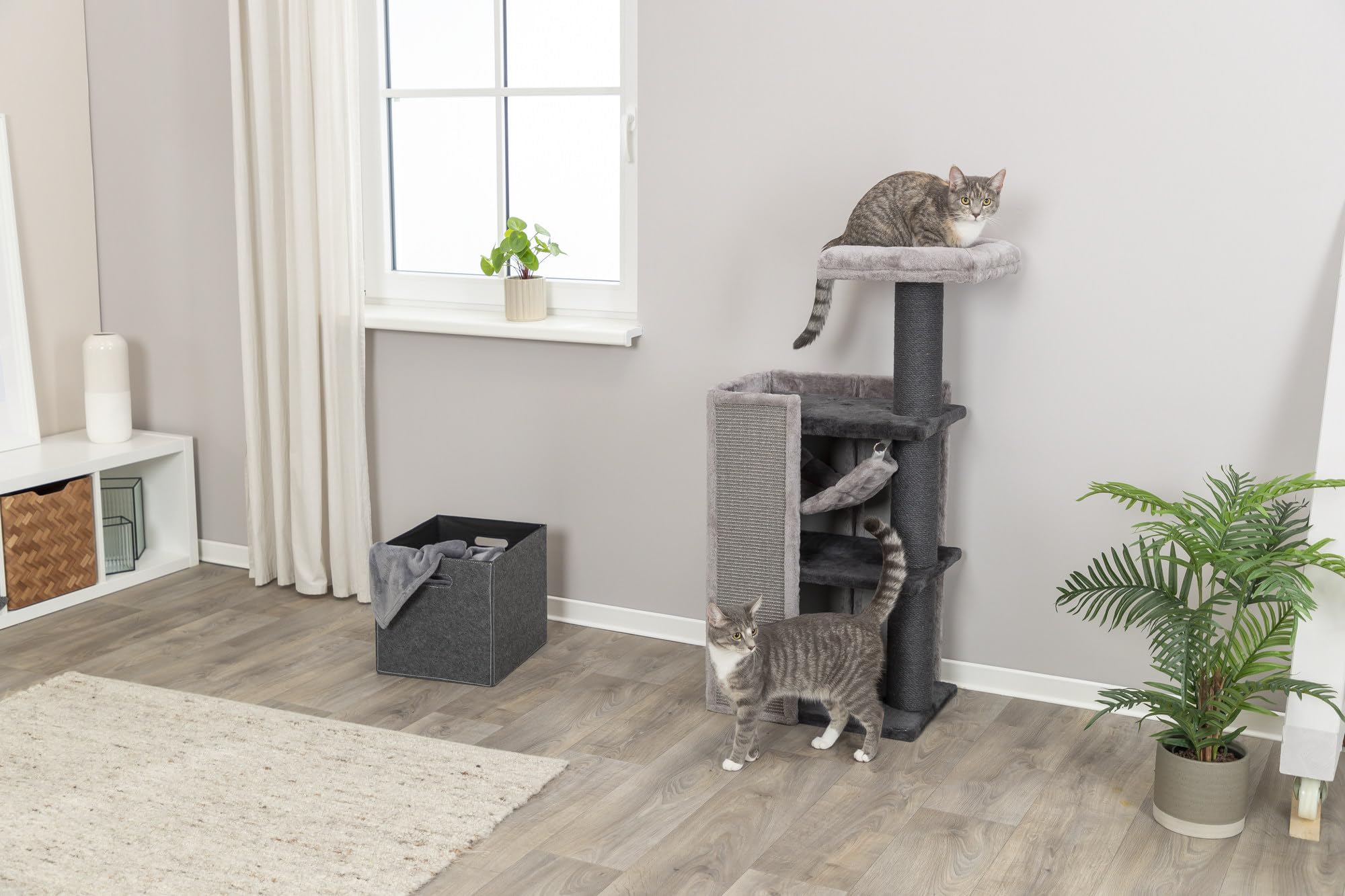 TRIXIE Poste Rascador para Gatos Arianna. 52 × 112 × 40 c