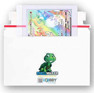 50 Pack Shell Mailer Trading Card Envelopes by Hobby Armor, 7" x 4.35" Trading Card Mailers for Shipping, Perfect Sized Shipping Envelope for Mailing Semi-Rigid and Toploaders, Protector Supplies
