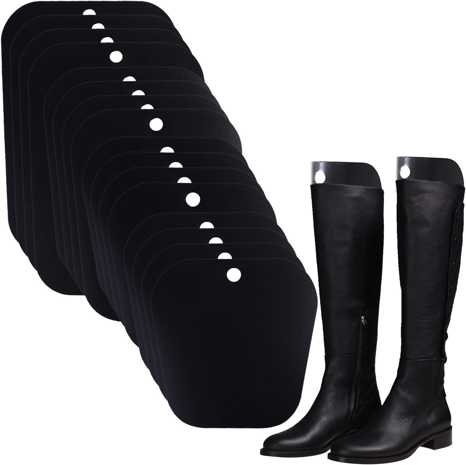 16 Pieces (8 Pairs) Reusable Boot Shaper Form Inserts Boots Tall Support for Women or Men