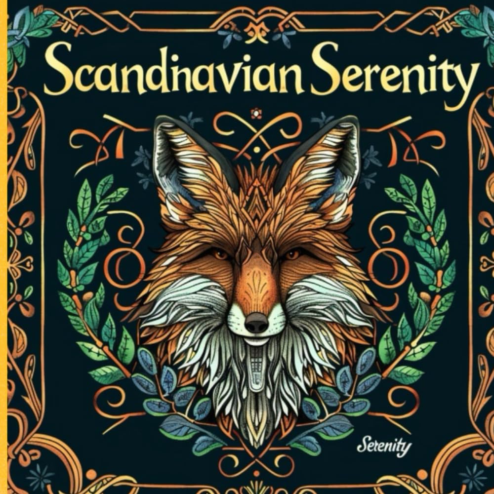 Scandinavian Serenity: A Nordic Coloring Book, Hygge Aesthetics for Calm.