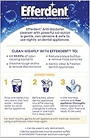 Vista 6 de Limpiador de dentadura Efferdent Anti-Bacterial, Por la noche, 1, 1