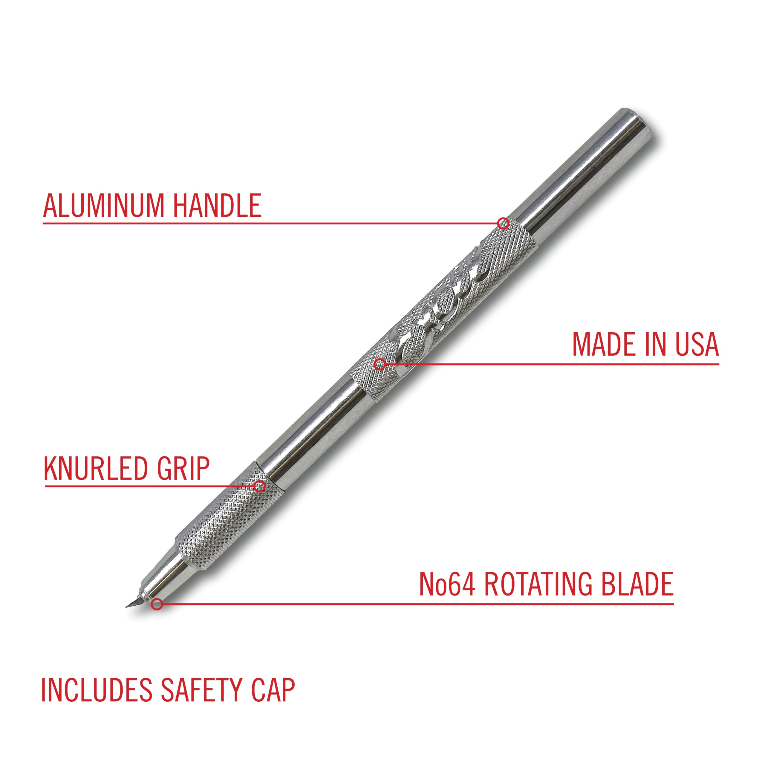 Amazon.com: Excel Blades K4 Swivel Craft Knife with #64 Rotating