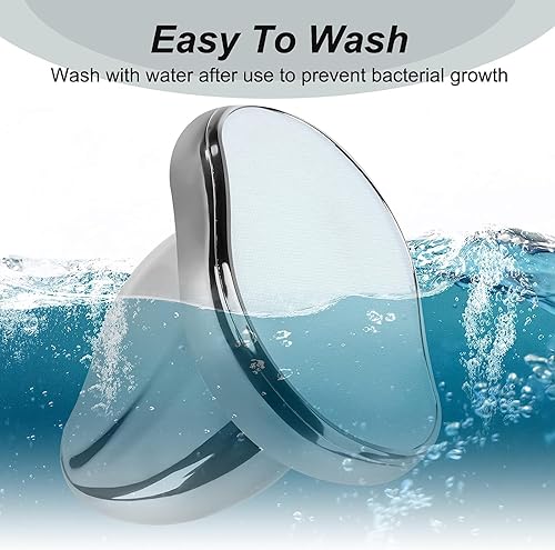 Miniatura 2 de NOBVEQ Borrador de pelo de cristal, removedor de pelo de cristal reutilizable, herramienta mágica de depilación sin dolor, borrador mágico para