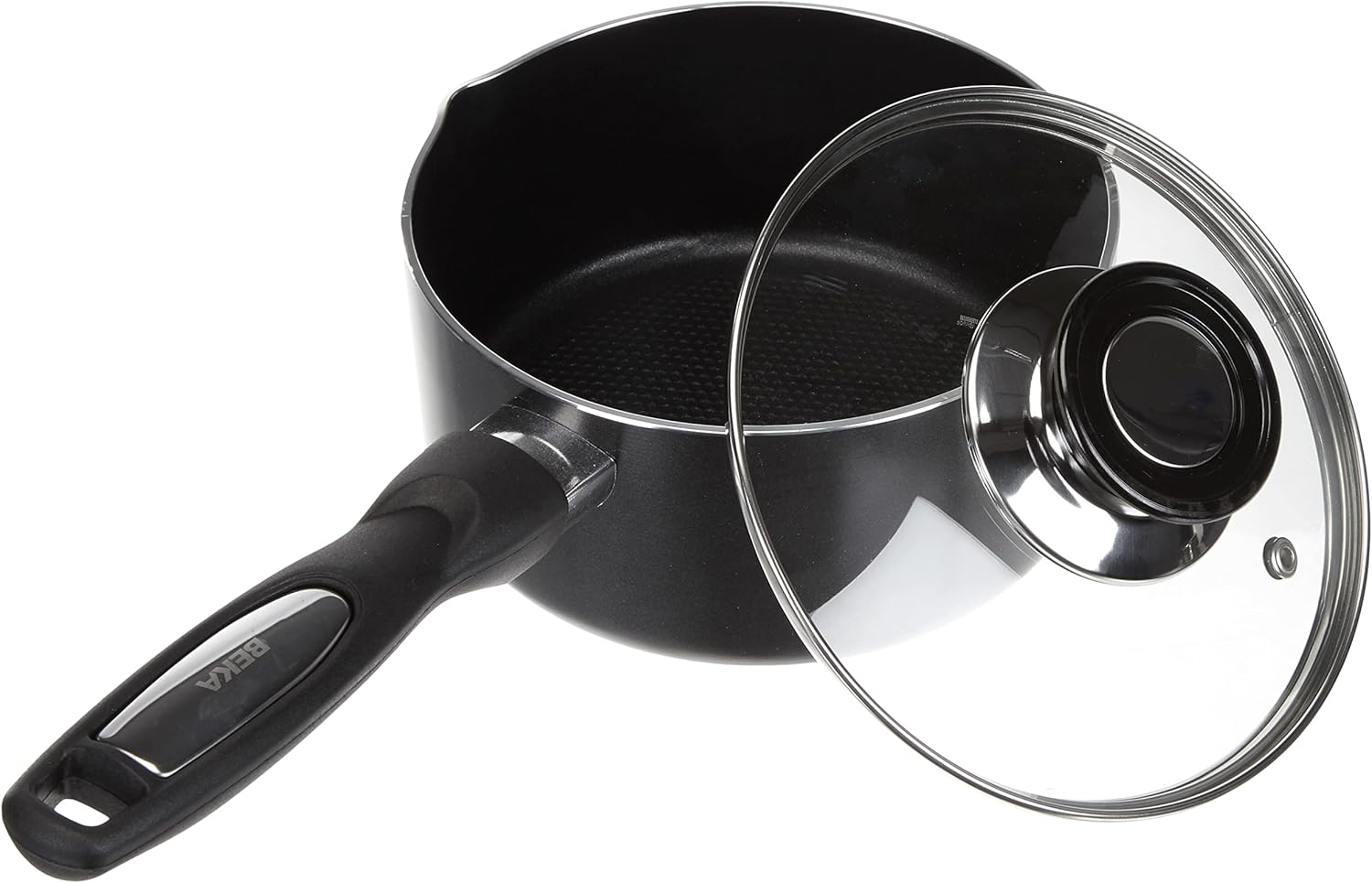 Beka Pro Induc Aluminium Non-Stick Saucepan with Glass Lid 16 cm