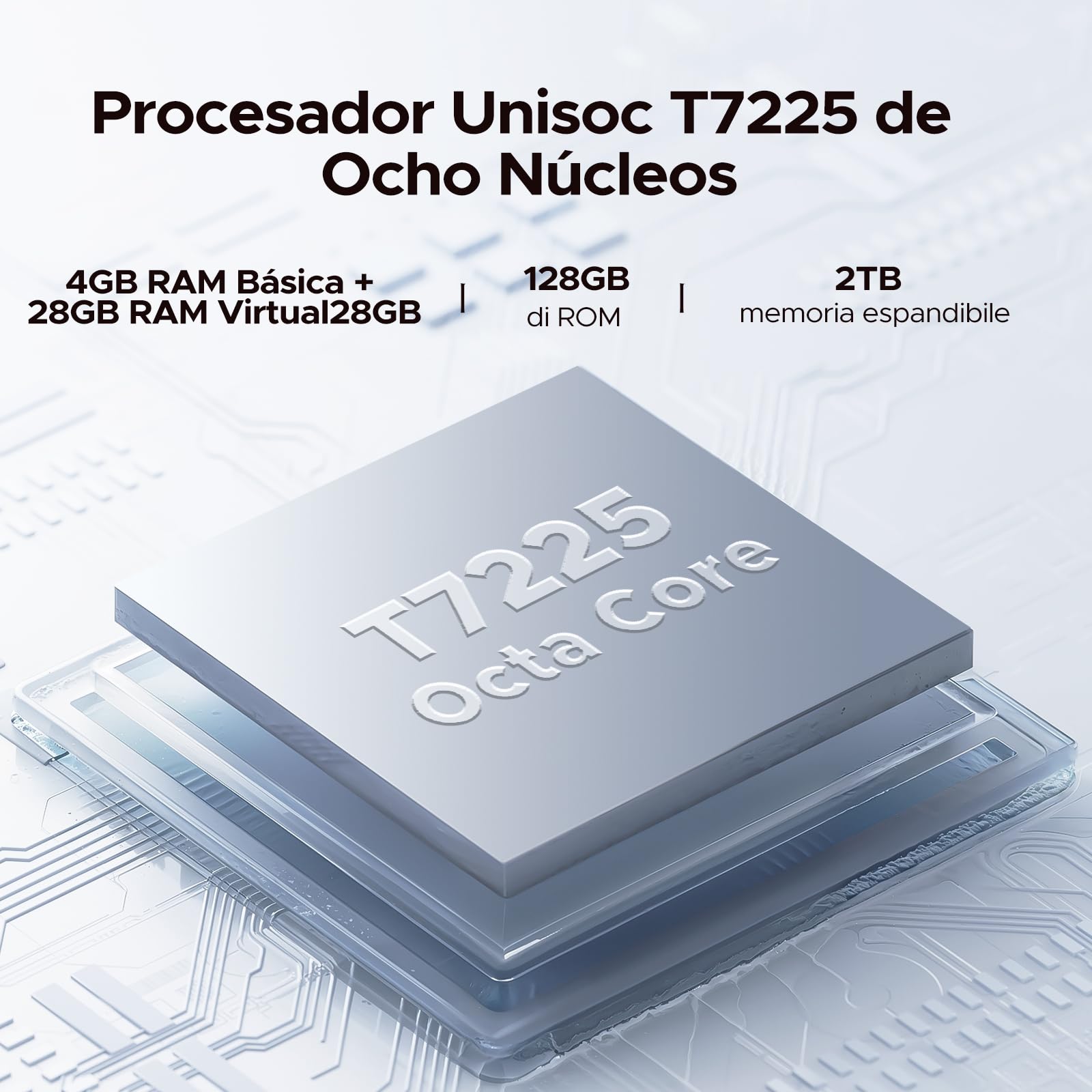 NOTE56PRO Android 16 Telefono Movil Libres, 6150mAh 32GB+128GB/2TB Smartphone, Octa Core Telefonos Moviles HD+ 6,56", Cámara 13MP+8MP Teléfono Móvil, Gemini AI/Dual SIM/Face ID/Widevine L1