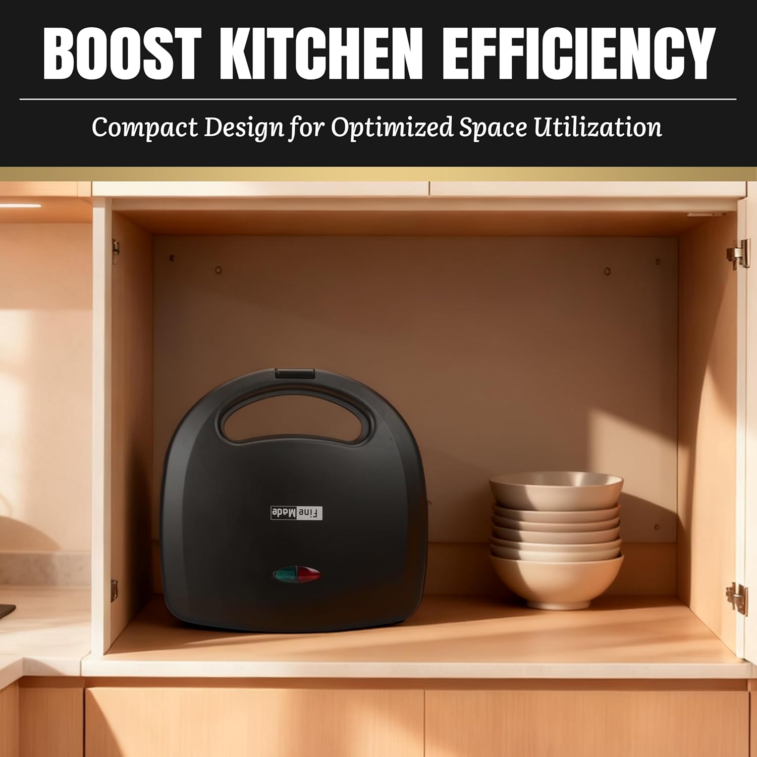 FineMade Waffle Stick Maker, Mini Waffle Maker Iron, Makes 6 Waffle Sticks, Ideal for Breakfast, Snacks, Desserts and More