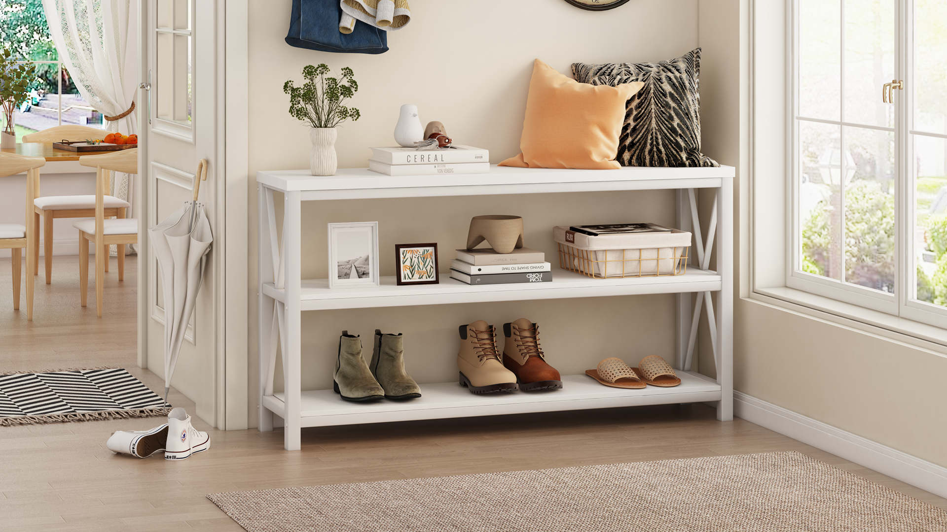 Amazon.com: FATORRI Console Table for Entryway, Long Sofa Table