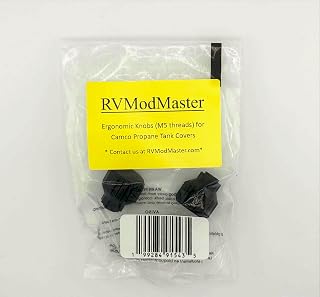 Propane Tank Cover Knobs, M5 Threads, Oversize Replacement for Stock Knobs, 2-Pack