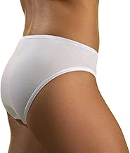 HERMKO 1031 Lot de 5 Slip Femme en 100% Coton Biologique, Culotte Made in EU