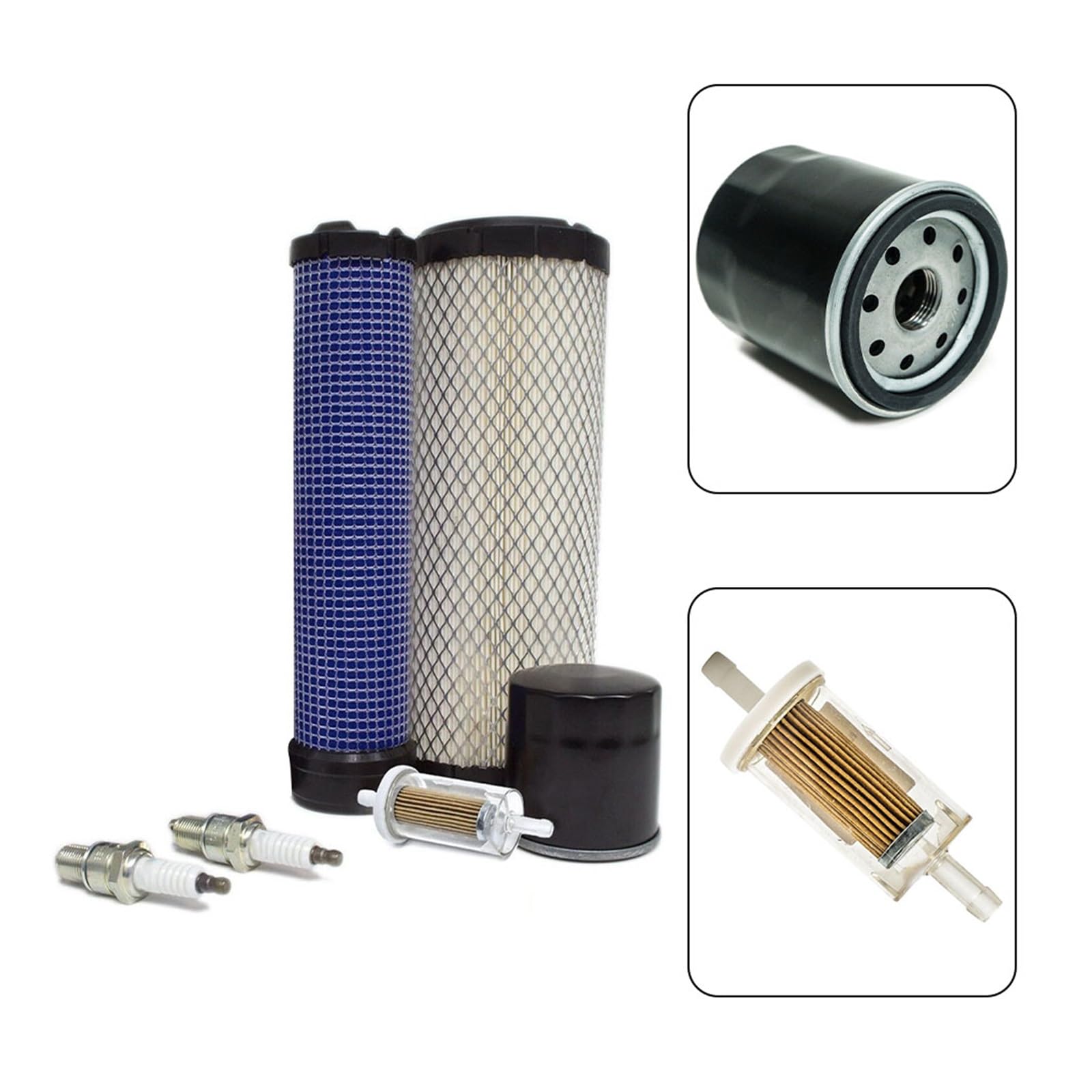 MISEO 1 Juego de Kit de Mantenimiento de Puesta a Punto for Kawasaki for Motores FX751V FX801V FX850V for 99969-6262A Accesorios de Herramientas eléctricas de jardín Pieza de cortacésped