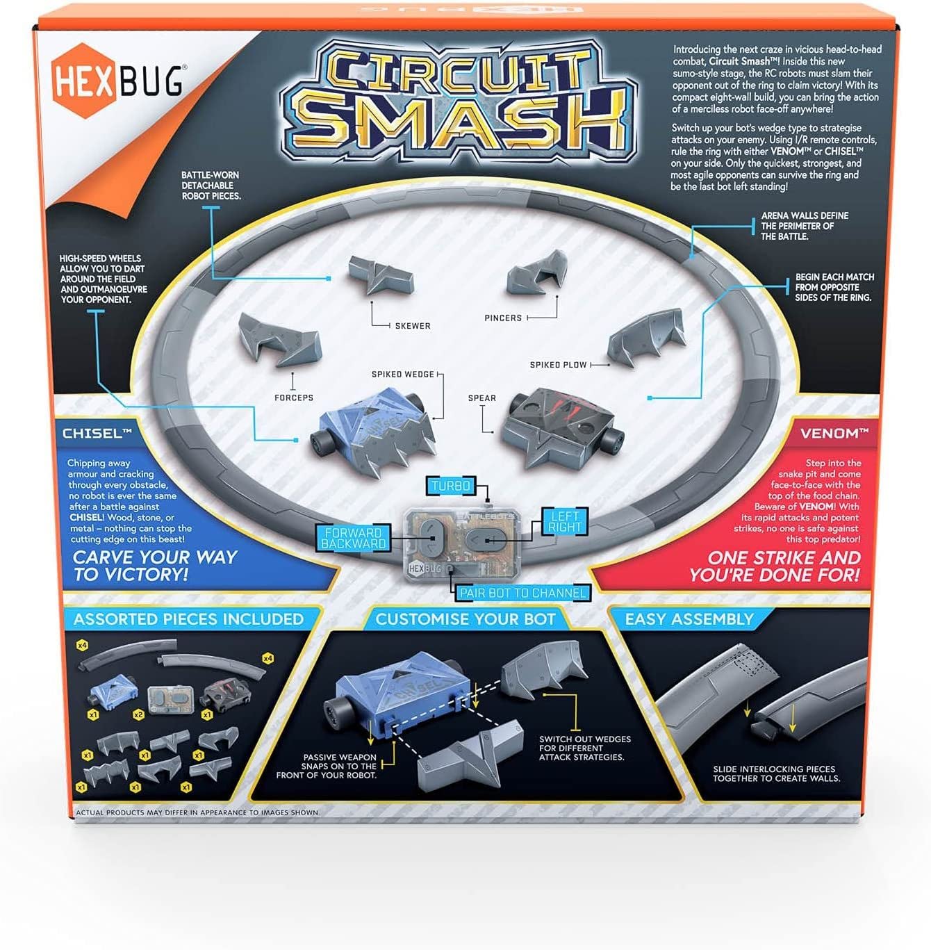 Hex Bots Astro Bot HEXBUG BattleBots SumoBash Robots, Remote Control ...