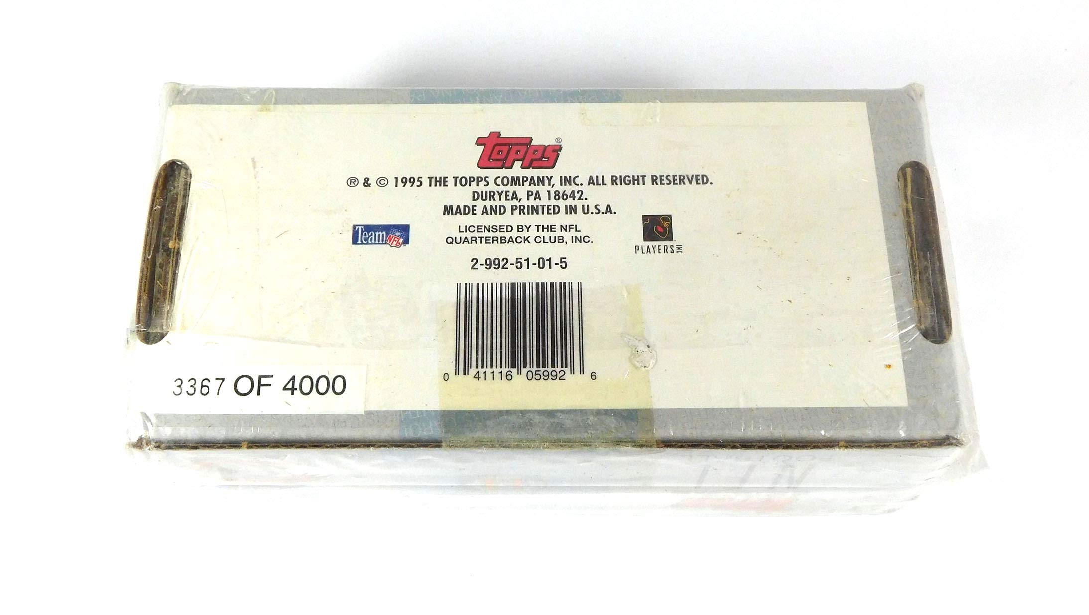 Amazon.com: 1995 Topps Factory Football set (Panthers
