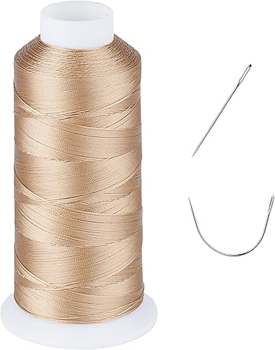 Miniatura 8 de Resistente a los rayos UV - Simthread 100% poliéster adherido hilo Tex 69 (12wt) - 250 yardas x 2 carretes NP-Negro