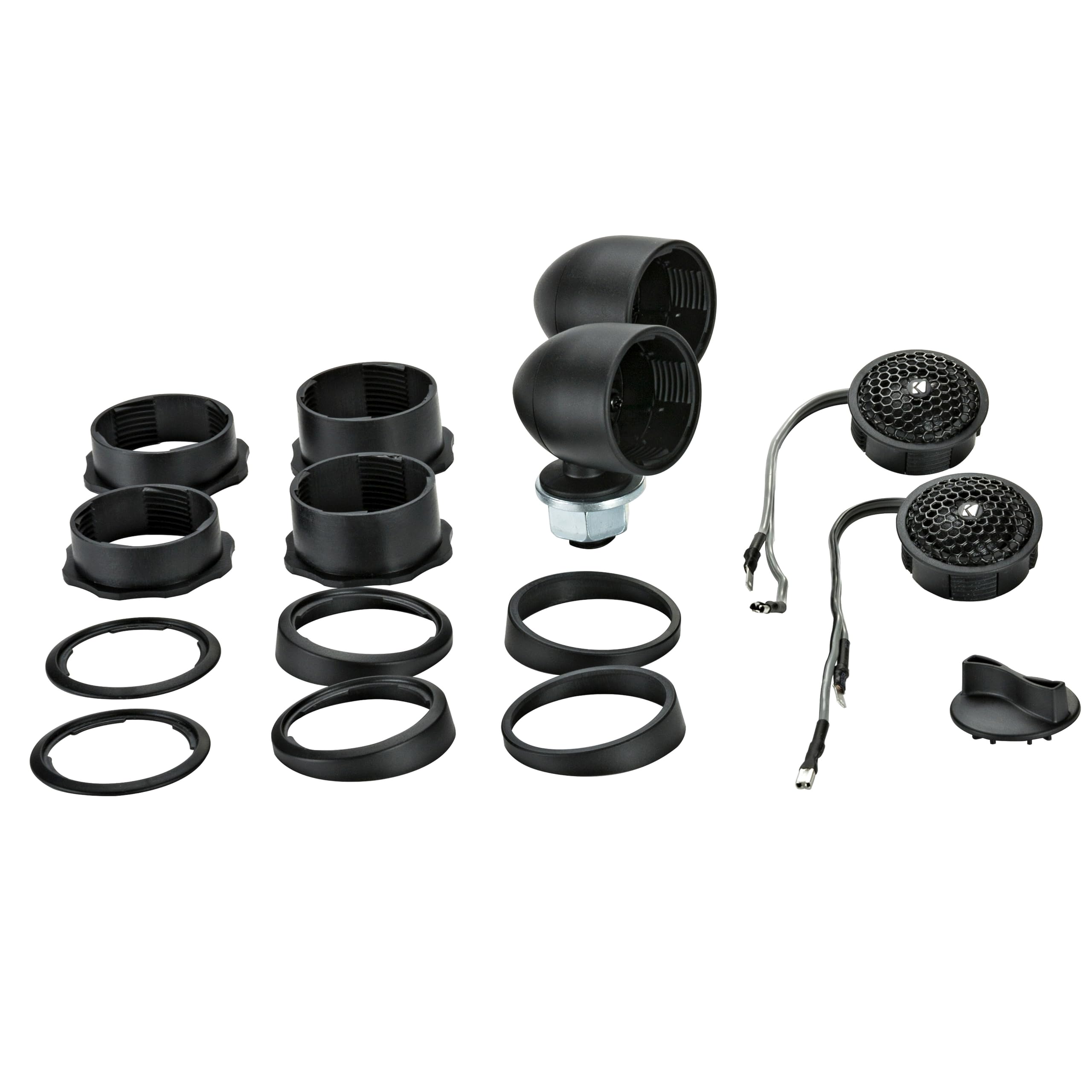KICKER 51KSS6504 Component Speaker System, 2-Way Design, Two - 6.5