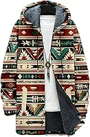 Vista 21 de MARSVOVO Aztec Ethnic - Suéter de punto para hombre, con cremallera y capucha, estilo casual, elegante, con forro polar, chaqueta de punto