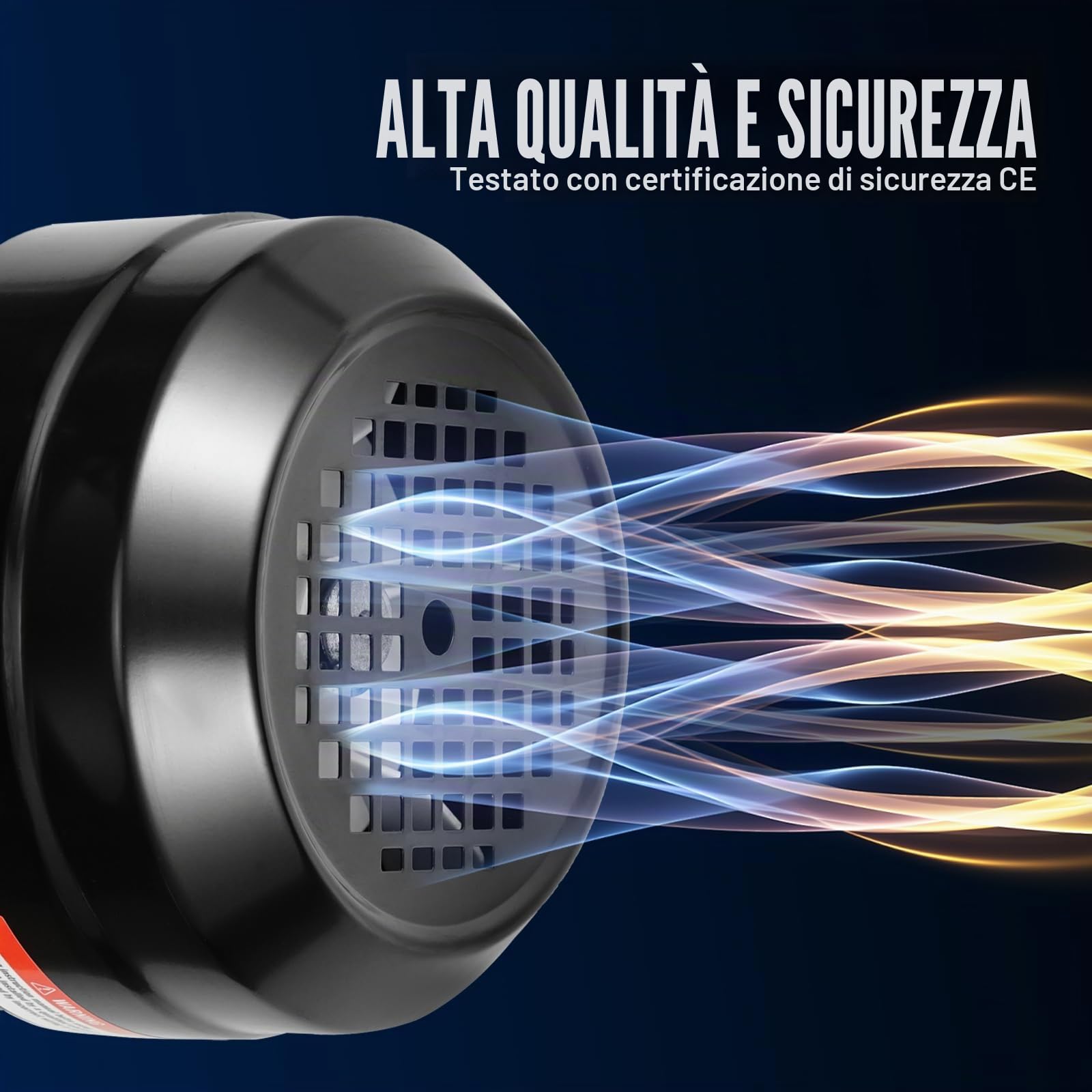 VEVOR Motore Elettrico 2,2KW 2800 Giri/min, AC 220~240V 13,8A, 90L, Telaio B3, Motore Compressore d'Aria Monofase, Albero Chiavetta 24mm, Rotazione CW/CCW Macchine Agricole e Attrezzature Generali
