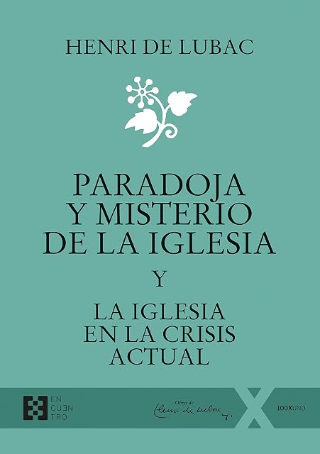 Portada de Paradoja y misterio de la Iglesia