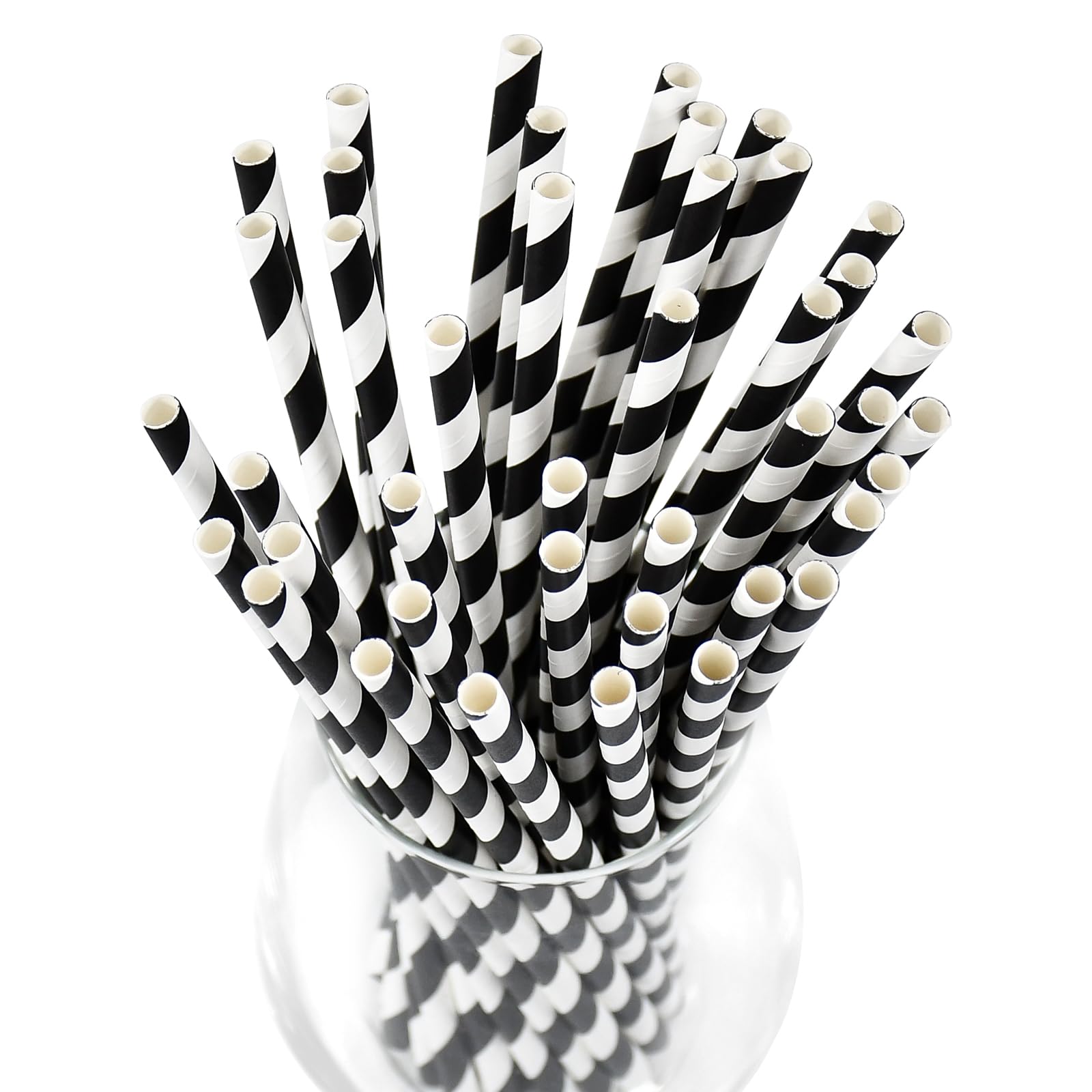 PAILLES DROITES 'PAPER' 0,60x20 CM BLANC PAPIER (3000 UNITÉ