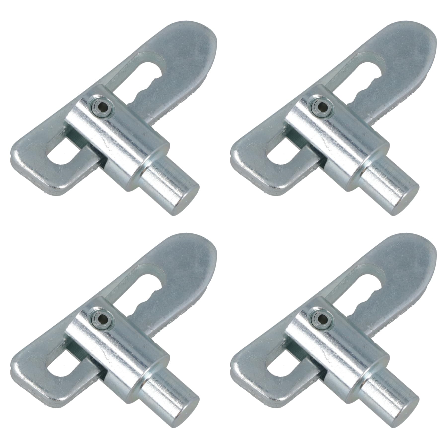 4pk Weld-On Antiluce 12mm Fasteners Tailgate Drop Catch Trailer Truck Horsebox