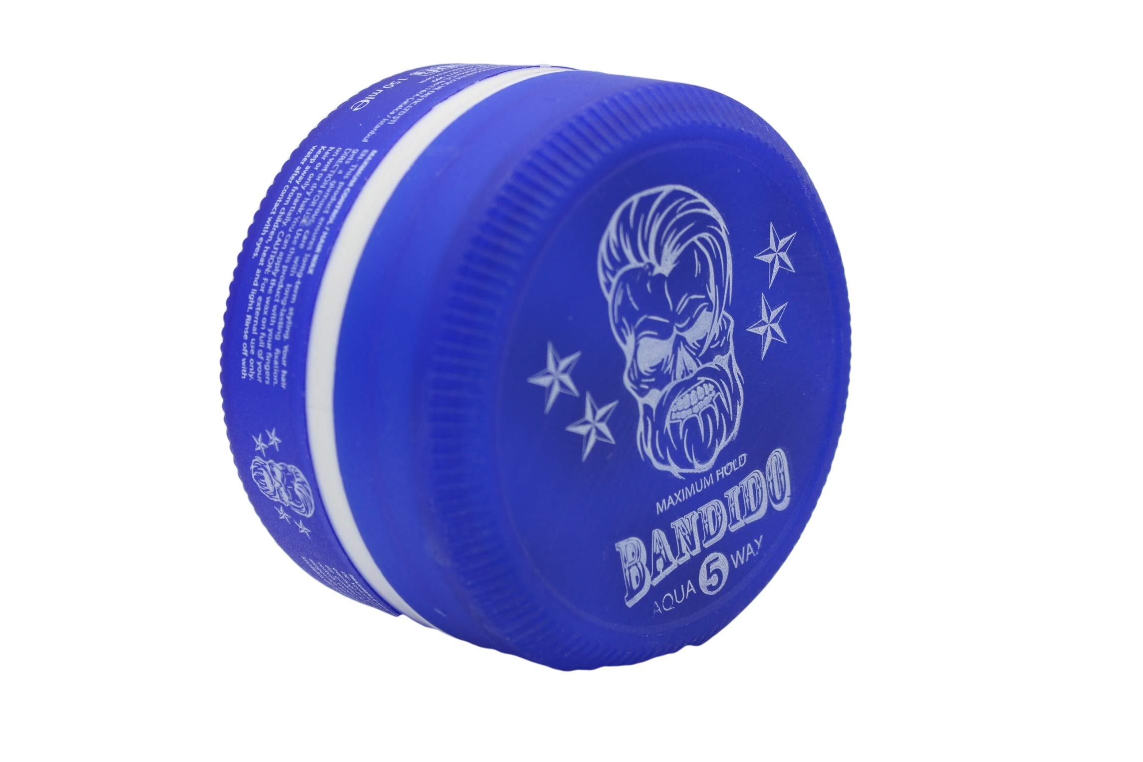 Bandido Aqua Hair Wax Nr.1-8 Matt Fiber Haarwachs Haar Styling Wachs Herren Haargel 150ml Gel Wax Haarwax Matte Look natürliches aussehen Starker Halt für jedes Styling Friseur bedarf (6x, Nr.5)