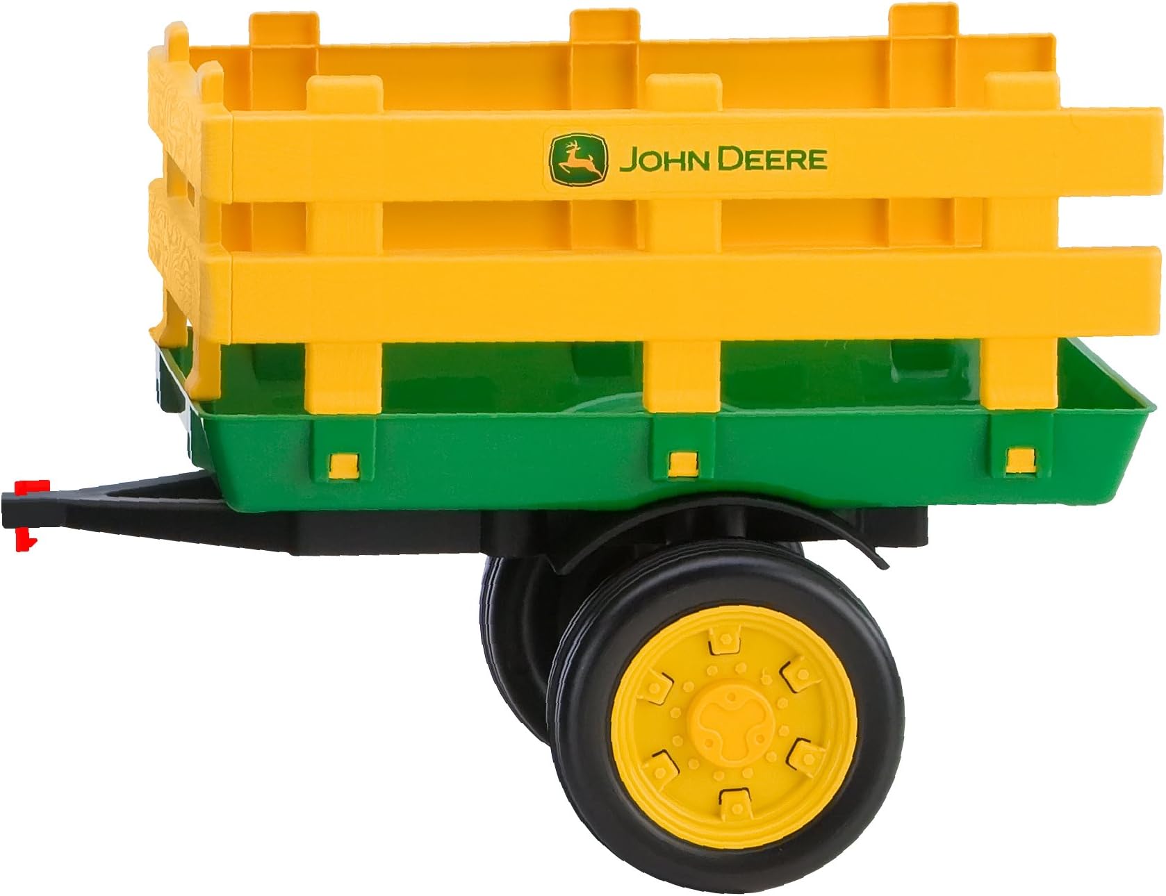John Deere Stake-Side Trailer, Extra Large Accessory for 12 Volt Tractors, Green