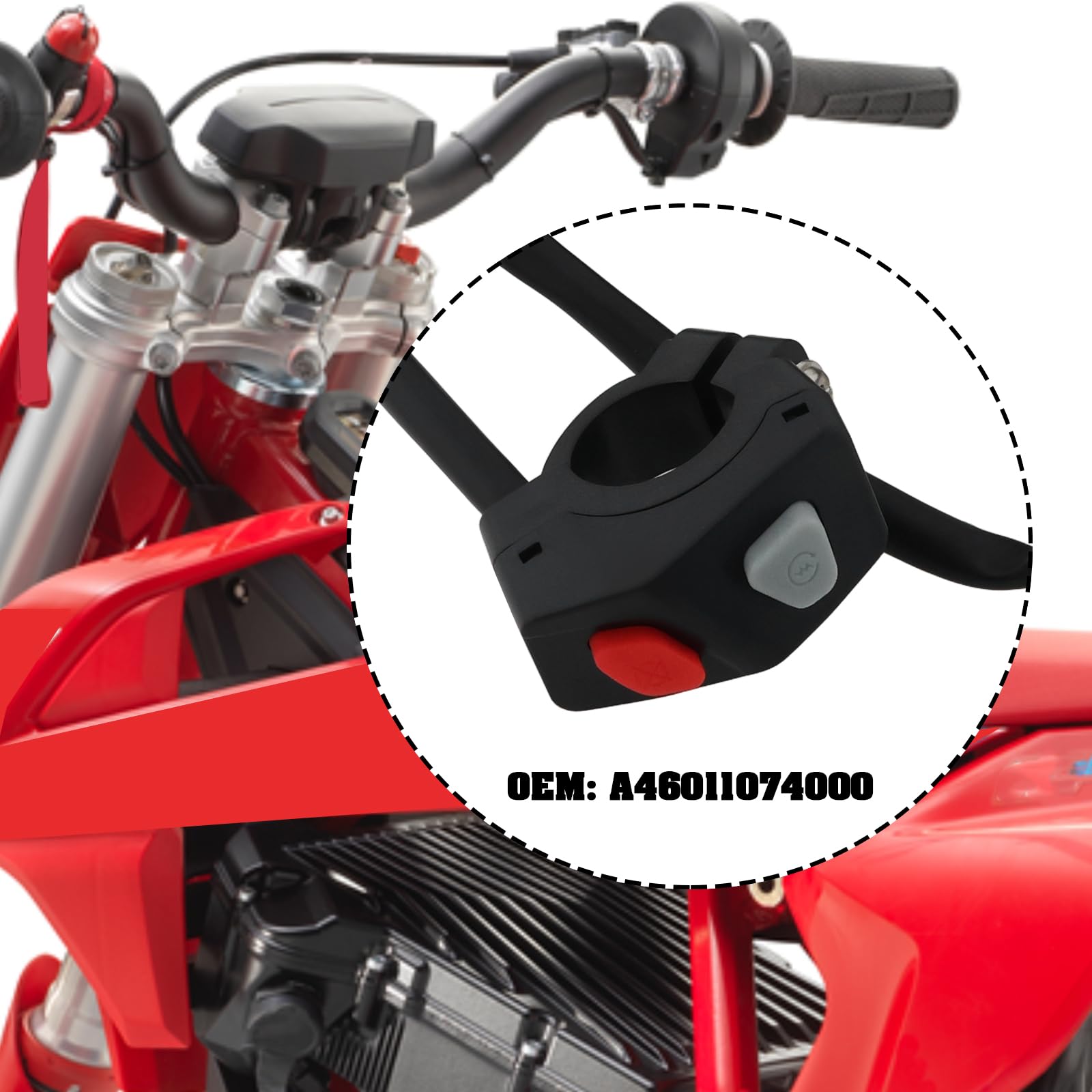 YINETTECH Motor Kill Start Stop Schalter Taste A46011074000