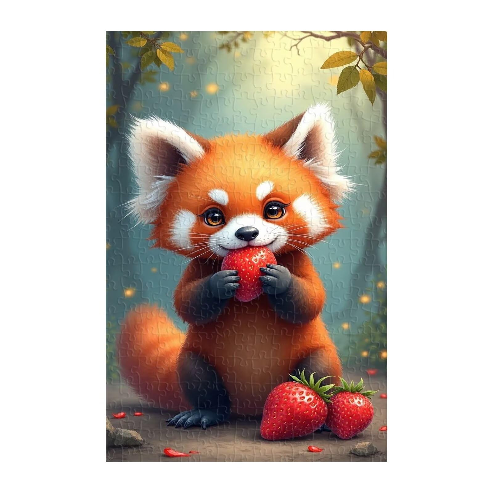 Puzzle 2000 Pezzi, Fragola Panda Rossa Puzzles, Puzzle Impossibile Gioco Logici Sfida Difficile Puzzles 2000 Pezzi per Adulti