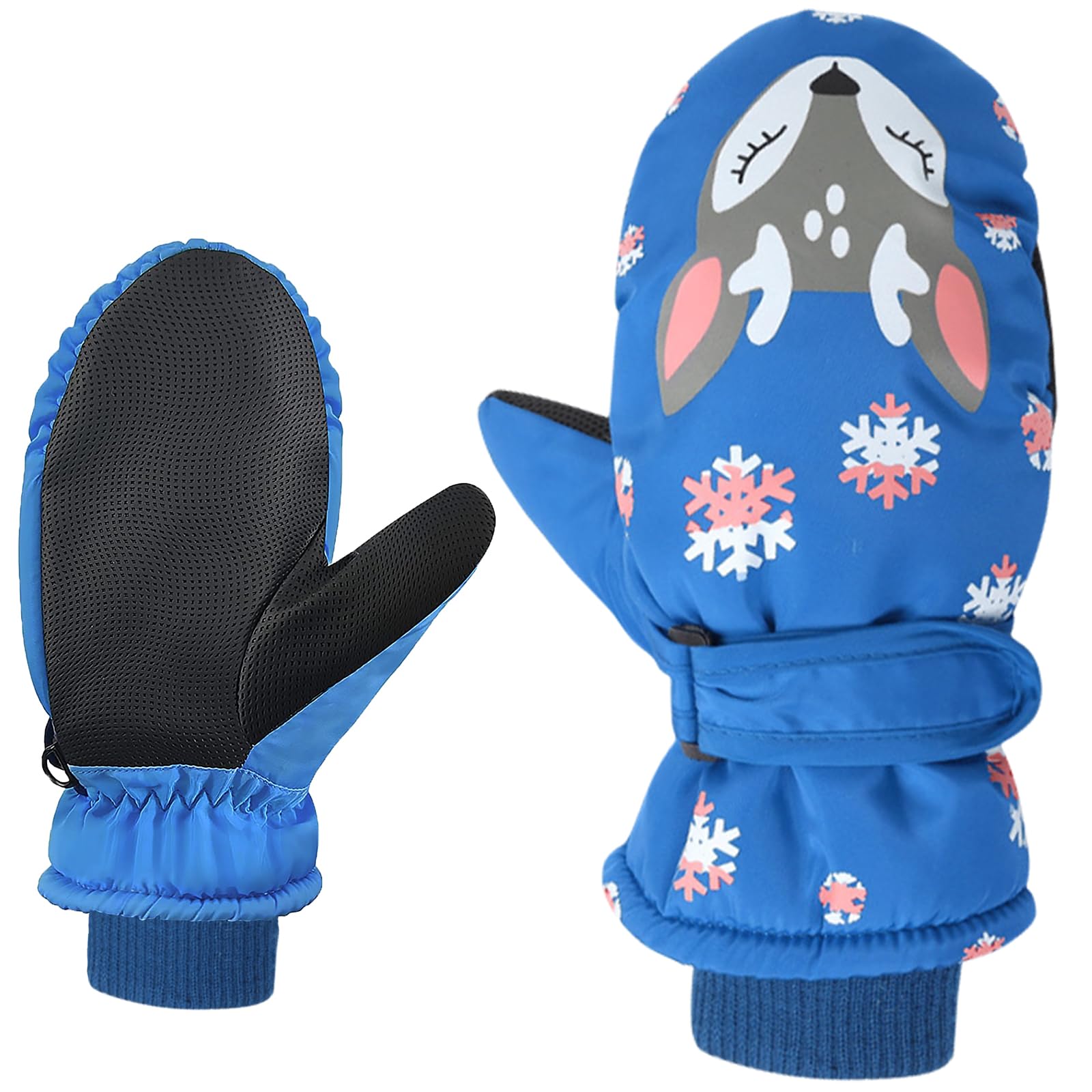 Guanti Da Sci Bambini Impermeabili - Caldi, Antivento, Con Cotone Thinsulate 3M, Per Neve E Sport
