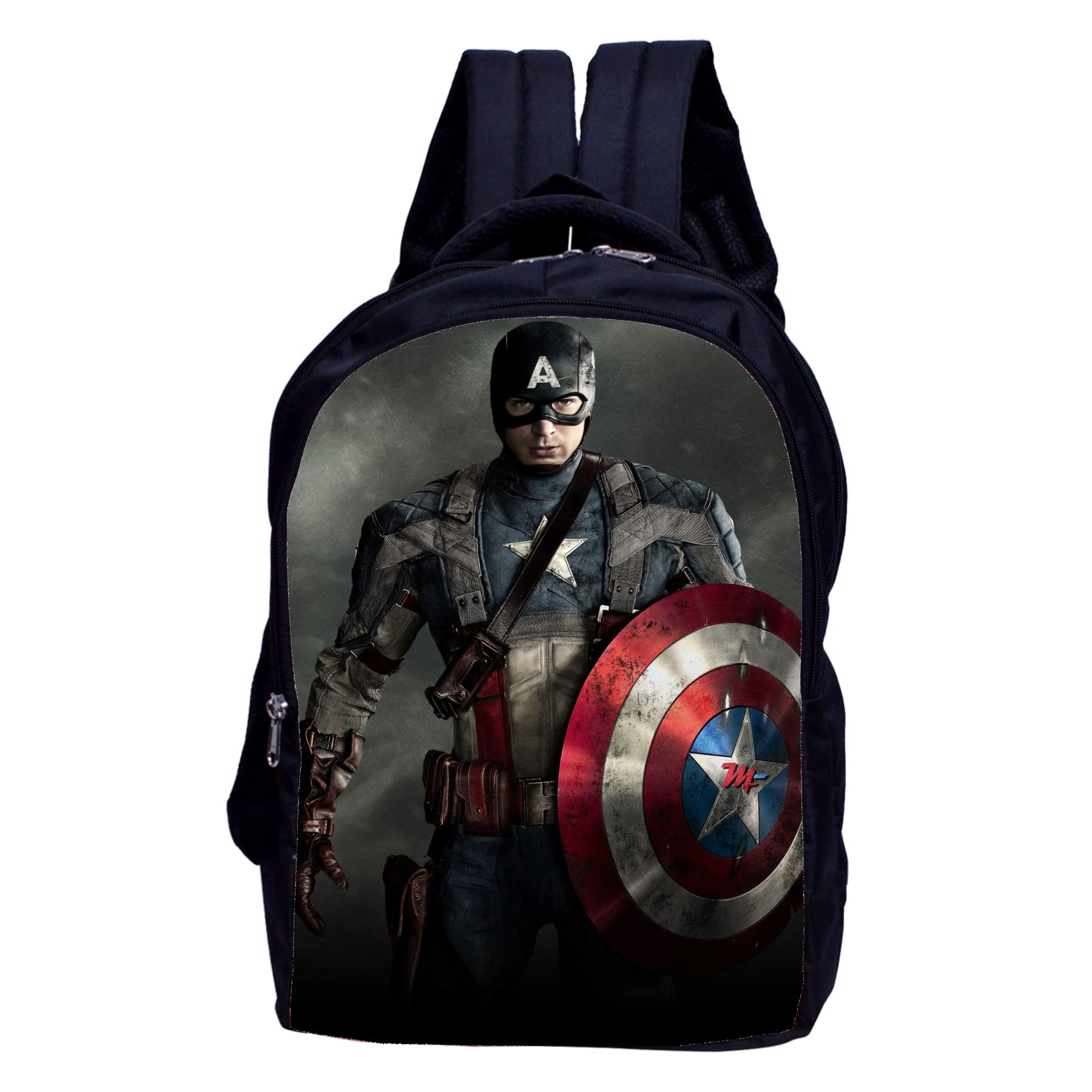 Captain america 3D Printed Laptop Backpack | Backpack for Kids School, college | Waterproof Laptop Bag Fit Upto 15.2 inch Laptops | Kids School Bag | 30L-image-17