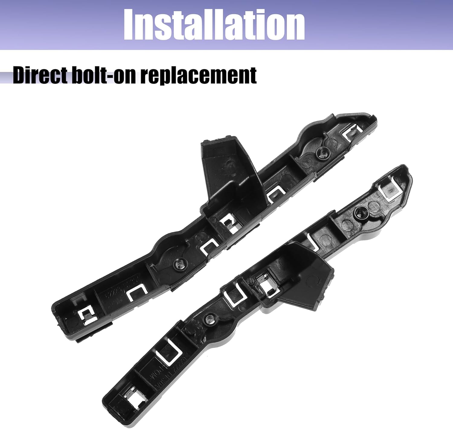 X AUTOHAUX 1 Pair Left and Right Side Front Bumper Mounting Support Bracket No.62222DF30A/62223DF30A for Nissan Rogue Sport 2017-2022