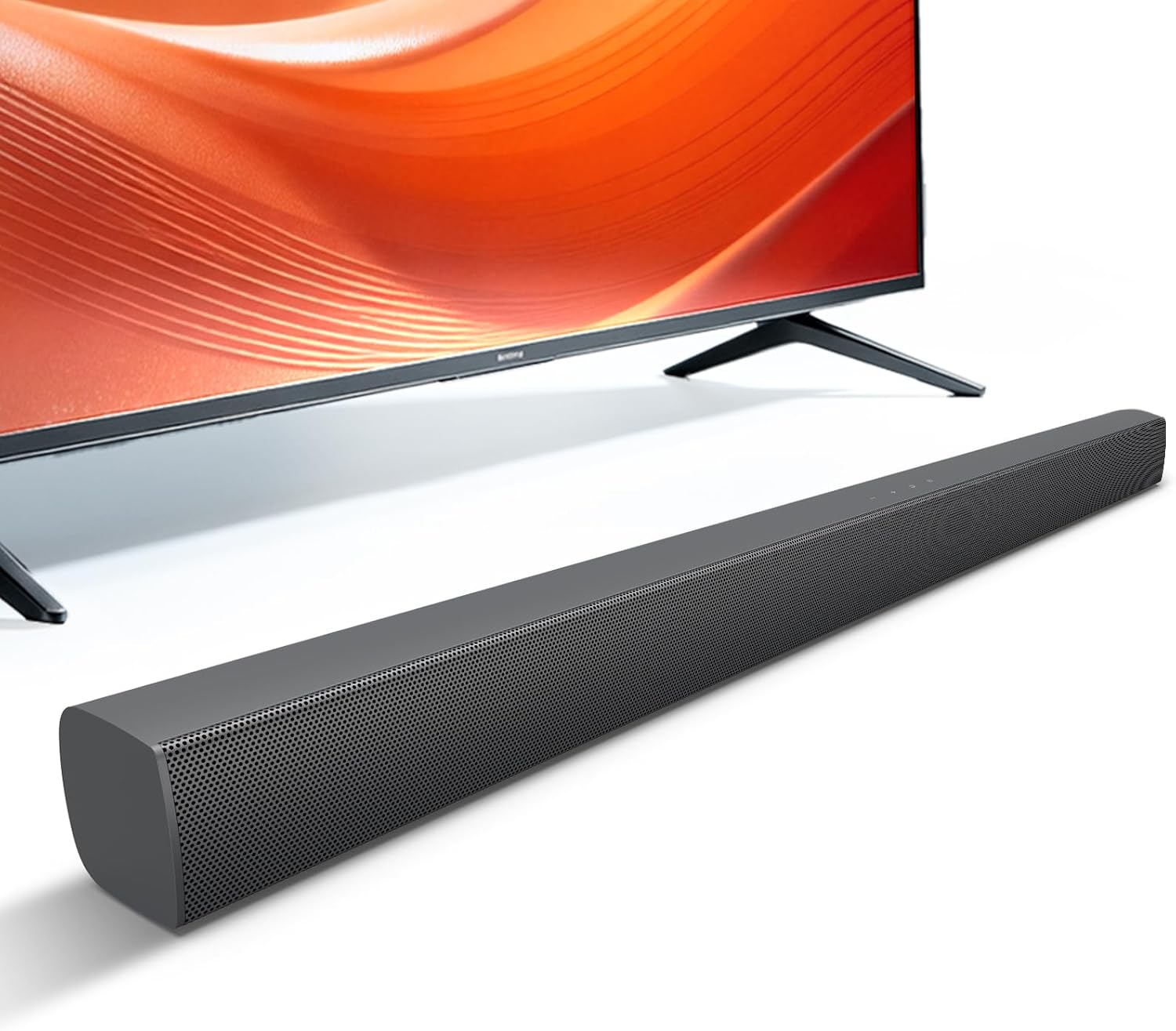 2.1 ch Sound Bar for Smart TV, 160W Built-in Subwoofer Bluetooth 5.3 TV Soundbar with 4 EQ Modes & Adjustable Bass, 30" Soundbar for Home Theater Audio for Movies, Gaming, Music