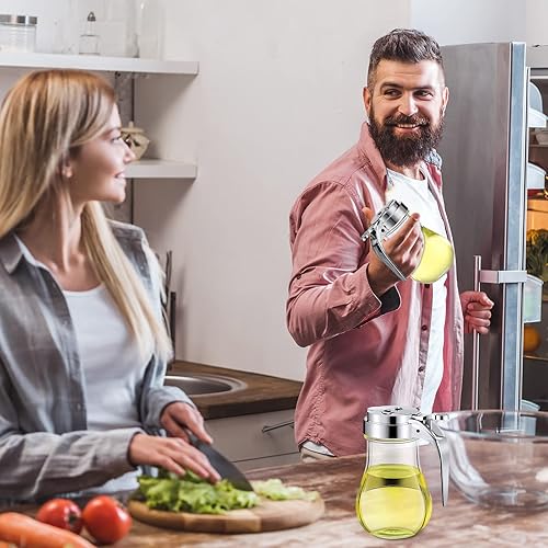 Miniatura 6 de 8 dispensadores de jarabe de vidrio de 6 onzas con boquilla retráctil, dispensador de jarabe de café, dispensador de crema, dispensador de palancas