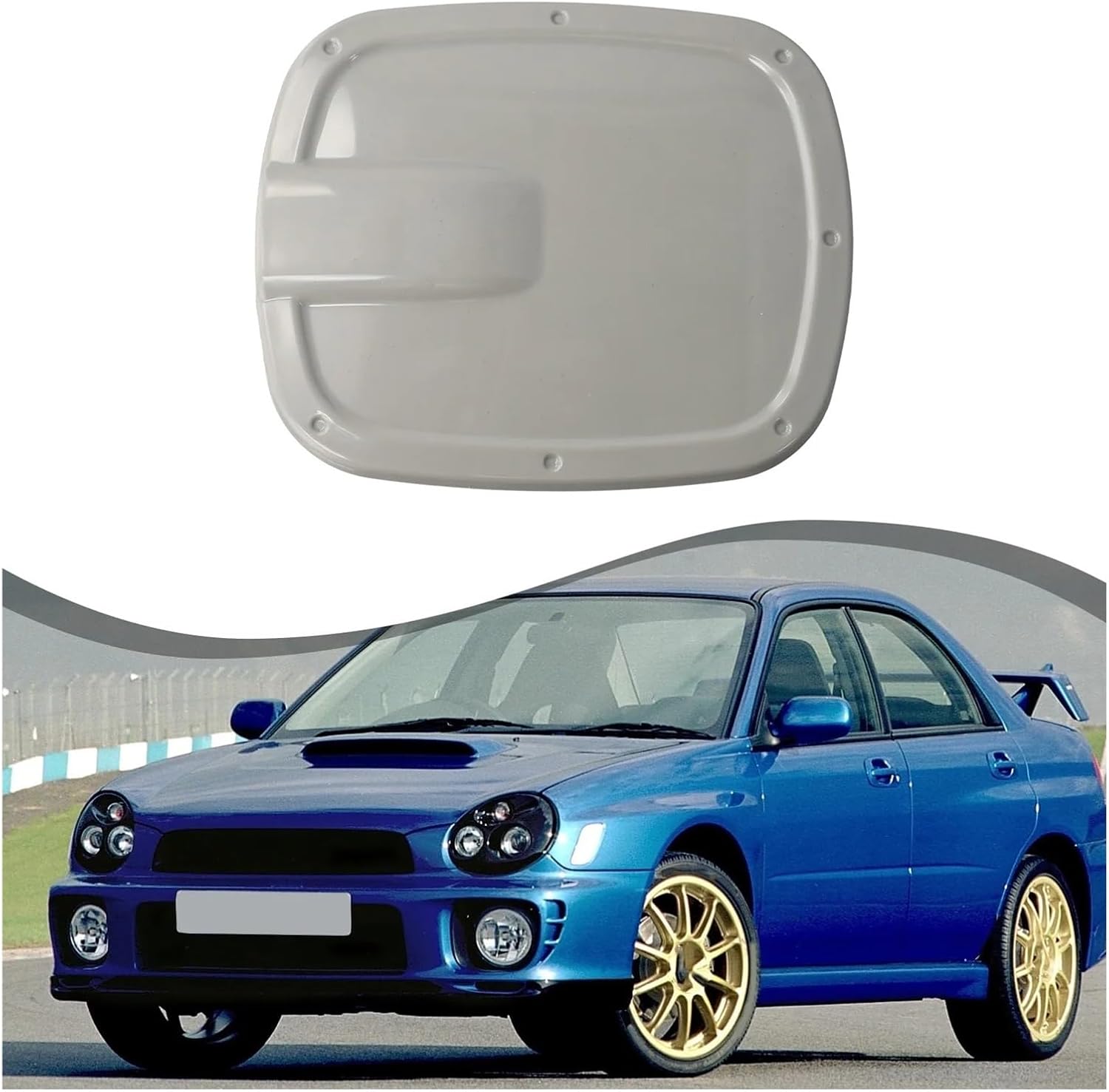 Fuel Filler Cover As Shown Door Flap Direct Replacement Compatible For Baja 2003-2006