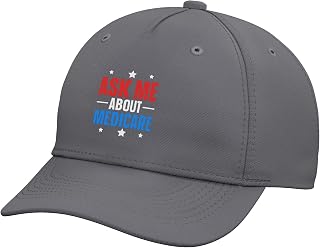 Ask Me About Medicare Adjustable Baseball Hat