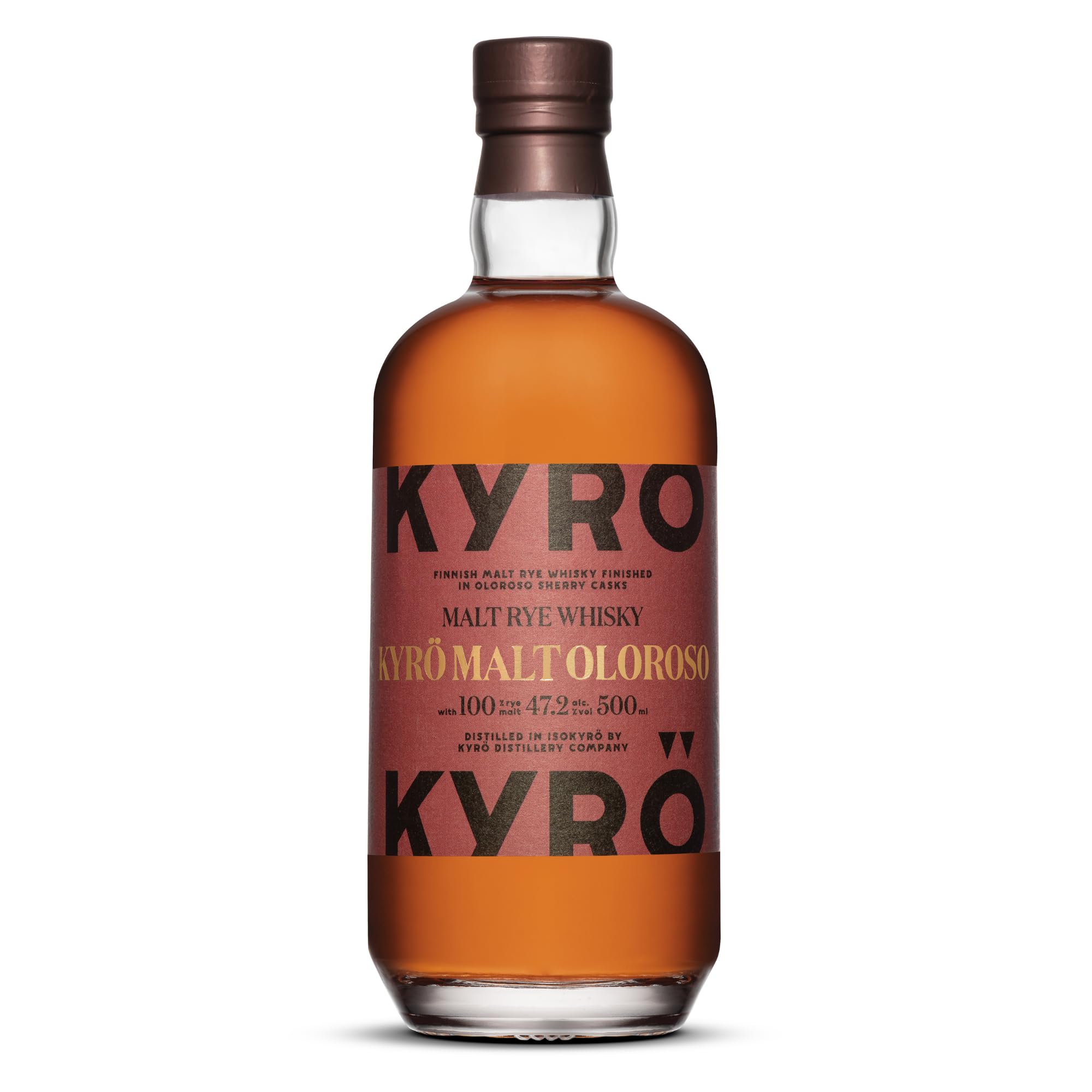 Kyr Distillery Company Kyro Oloroso Malt Rye Rye Whisky